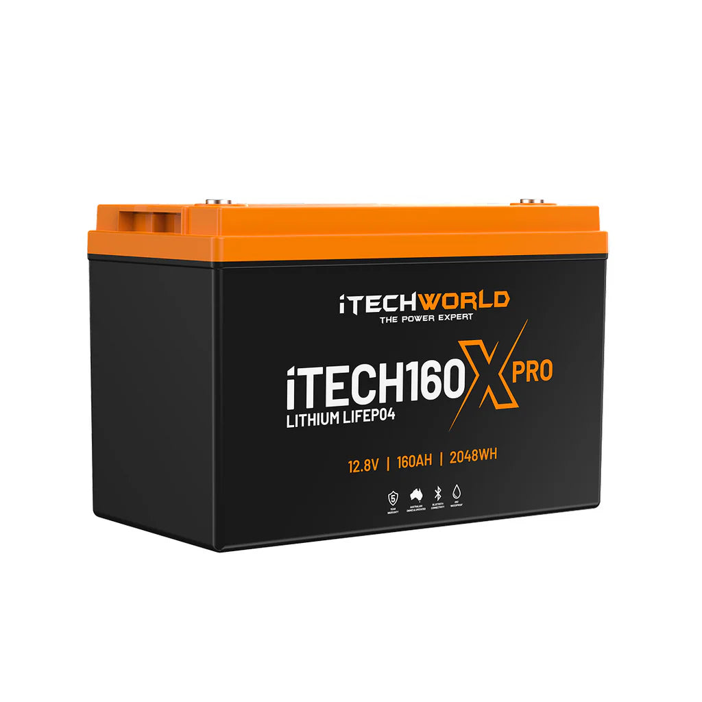iTECH160X PRO Deep Cycle Lithium Battery with Bluetooth LiFePO4 160Ah - ITechWorld