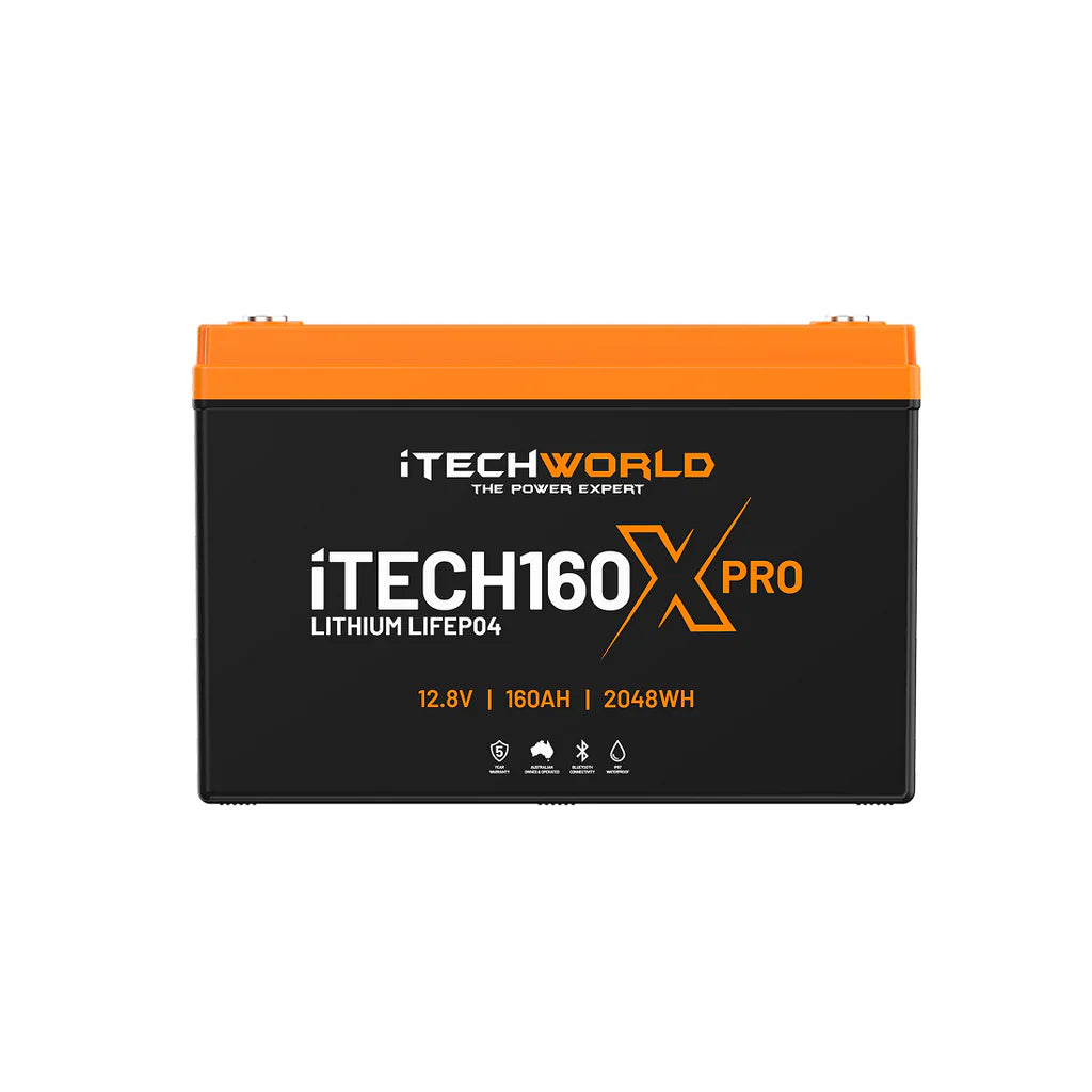 iTECH160X PRO Deep Cycle Lithium Battery with Bluetooth LiFePO4 160Ah - ITechWorld