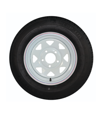 14 inch Ford 5 Stud Trailer Rim and Tyre