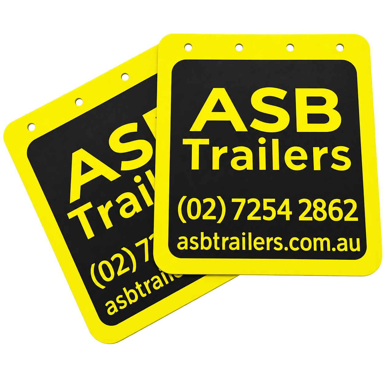 Pair of  Mudflap 340mm x290 mm (ASB Trailers)